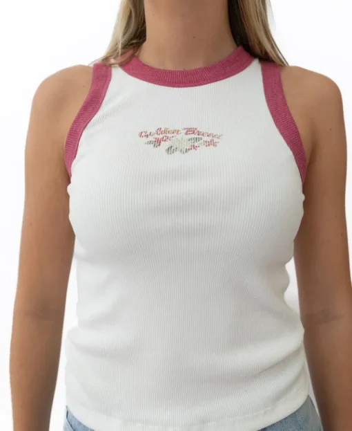 Aloha High Ringer Tank | Off White