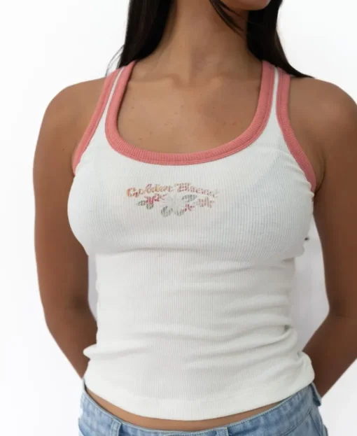 Aloha Ringer Tank | White