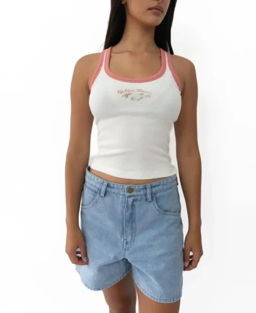Aloha Ringer Tank | White