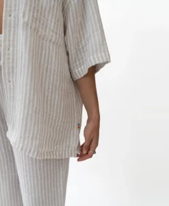 Bailey Shirt | Off White Stripe