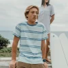 Bay Stripe Tee | Ice