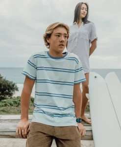 Bay Stripe Tee | Ice