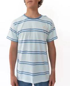 Bay Stripe Tee | Ice