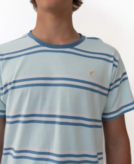 Bay Stripe Tee | Ice