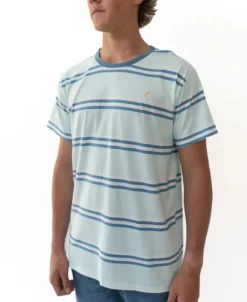Bay Stripe Tee | Ice