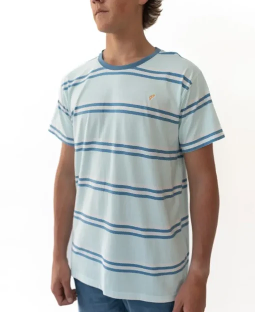 Bay Stripe Tee | Ice