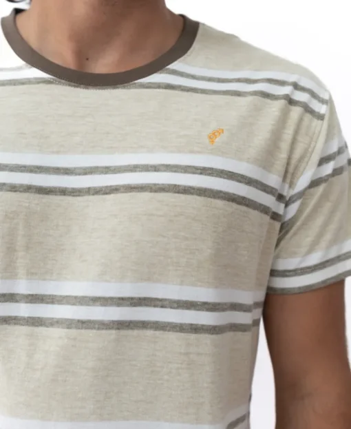Bay Stripe Tee | Mocha