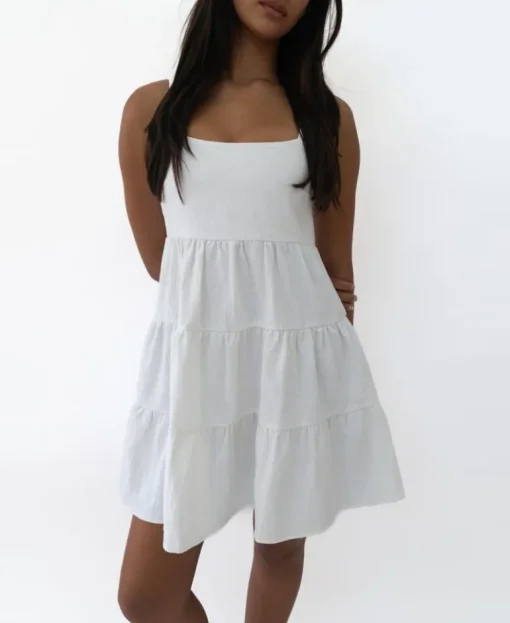 Beth Dress | White