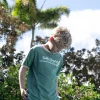Boys Retro Ringer Tee | Leaf Green