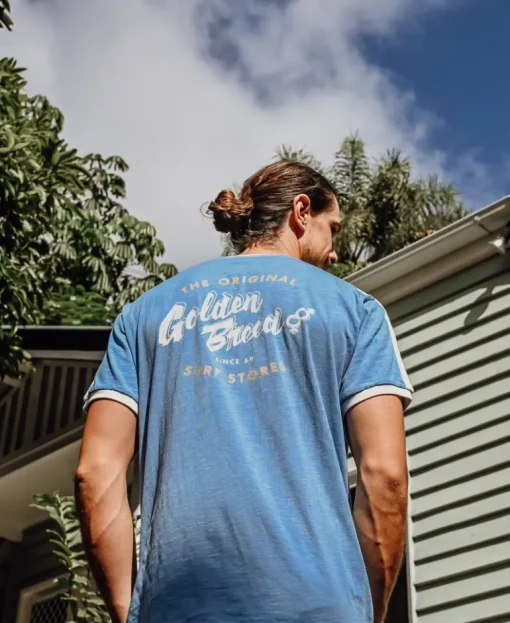 Break Ringer Tee | Azure Blue