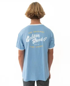 Break Ringer Tee | Azure Blue