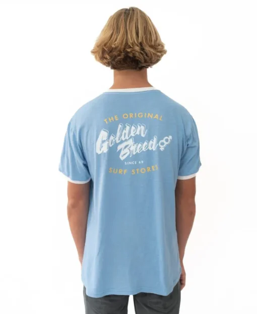 Break Ringer Tee | Azure Blue