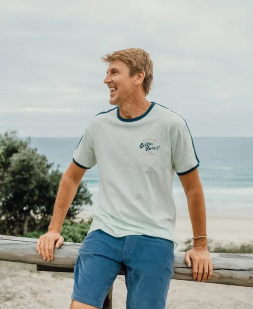 Break Ringer Tee | Ice
