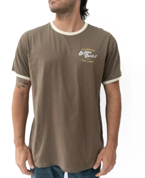 Break Ringer Tee | Wash Brown