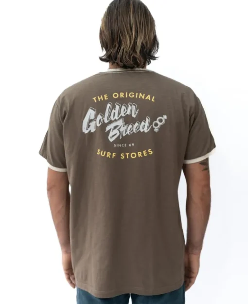 Break Ringer Tee | Wash Brown