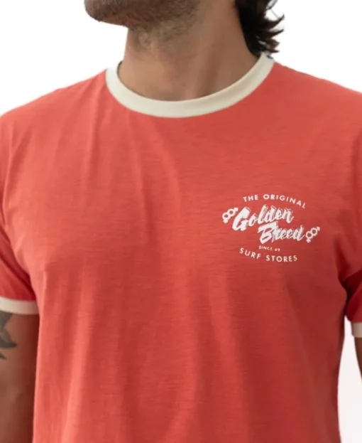 Break Ringer Tee | Wash Red