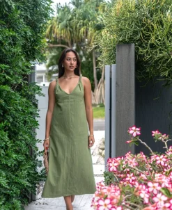 Bridget Maxi Dress | Khaki