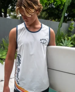 Burleigh Rash Tank | White