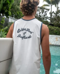 Burleigh Rash Tank | White