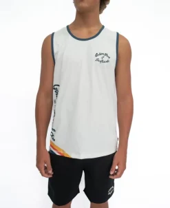 Burleigh Rash Tank | White