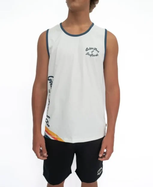Burleigh Rash Tank | White