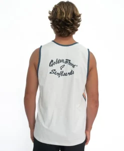 Burleigh Rash Tank | White