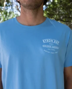 Byron Boards Tee | Azure Blue