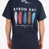 Byron Boards Tee | Navy