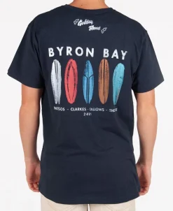 Byron Boards Tee | Navy