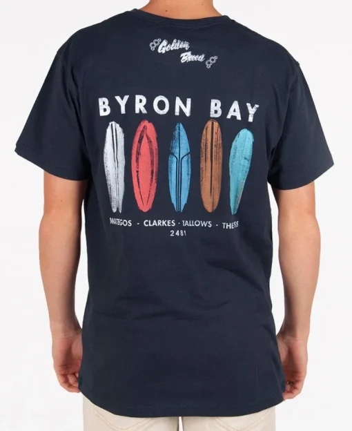 Byron Boards Tee | Navy