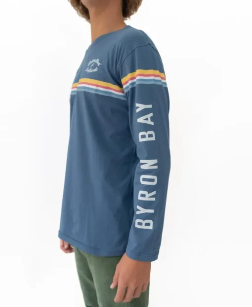 Byron Cali LS Tee | Blue