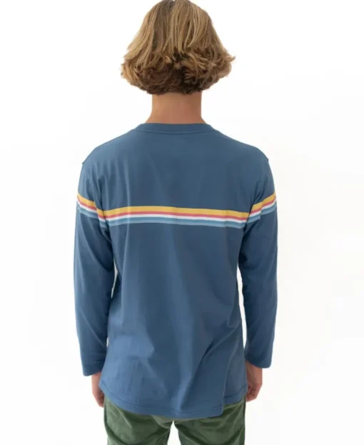 Byron Cali LS Tee | Blue