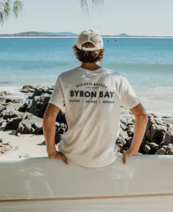 Byron Old School Tee | Off White