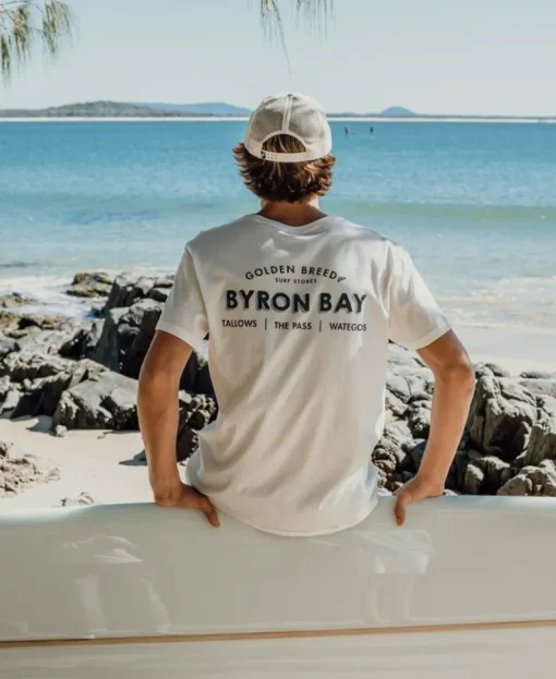 Byron Old School Tee | Off White