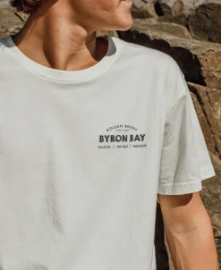 Byron Old School Tee | Off White