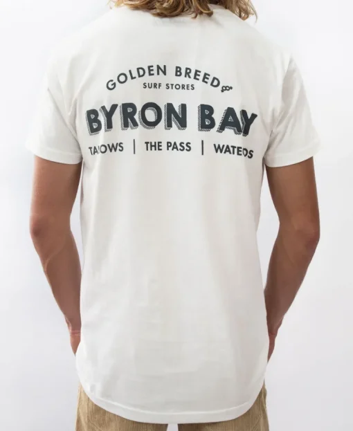 Byron Old School Tee | Off White