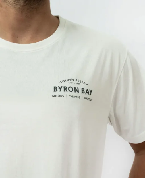 Byron Old School Tee | Off White