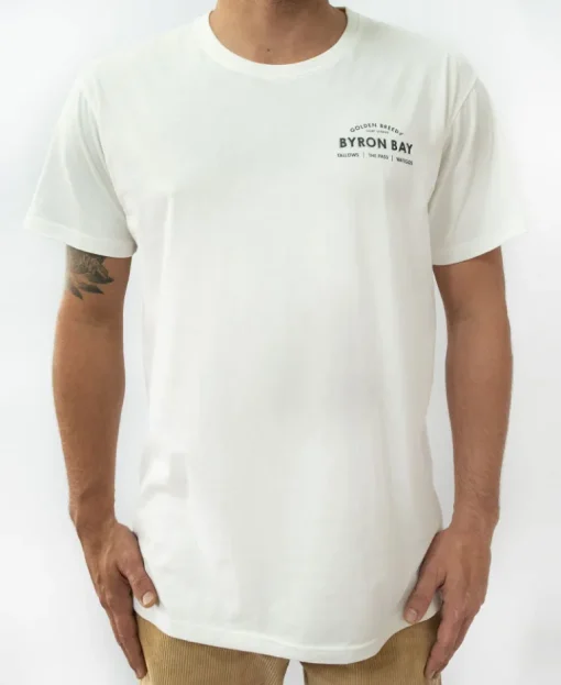 Byron Old School Tee | Off White