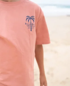 Byron Palm Loco Kids Tee | Rose