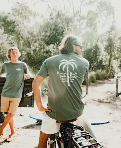 Byron Palm Loco Tee | Khaki