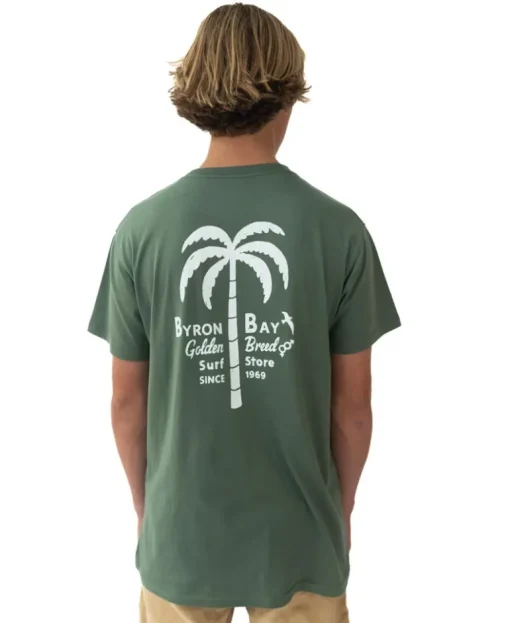 Byron Palm Loco Tee | Khaki