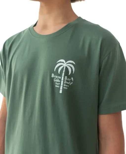 Byron Palm Loco Tee | Khaki