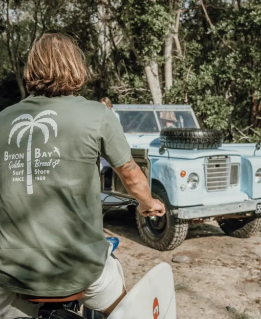 Byron Palm Loco Tee | Khaki