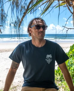 Byron Palm Loco Tee | Navy
