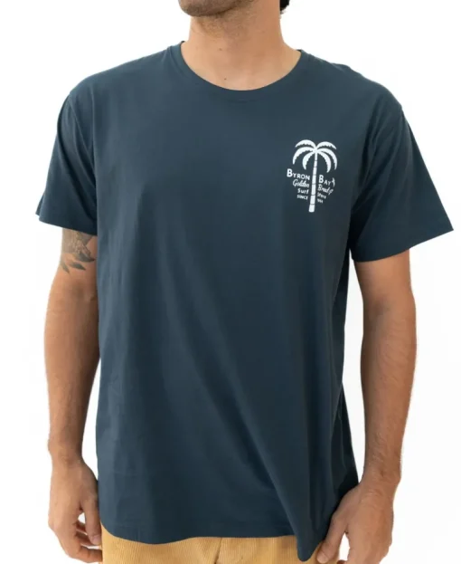 Byron Palm Loco Tee | Navy
