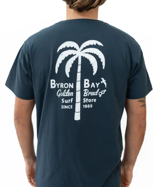 Byron Palm Loco Tee | Navy