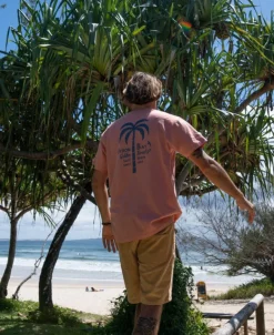 Byron Palm Loco Tee | Rose