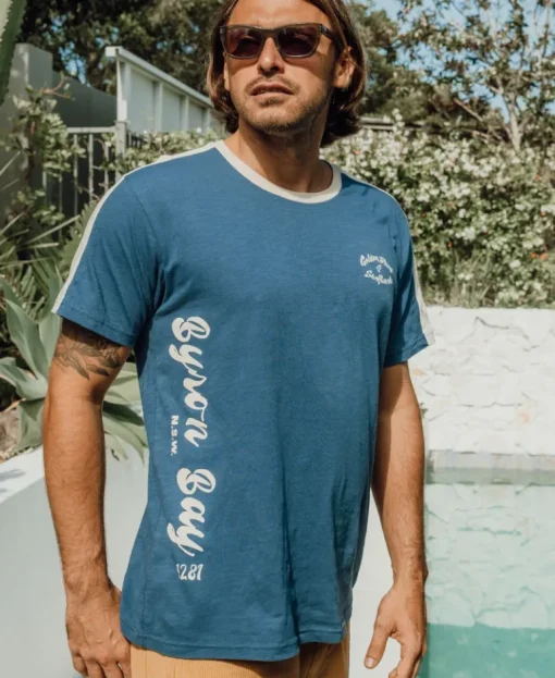 Byron Willis Tee | Dusty Blue