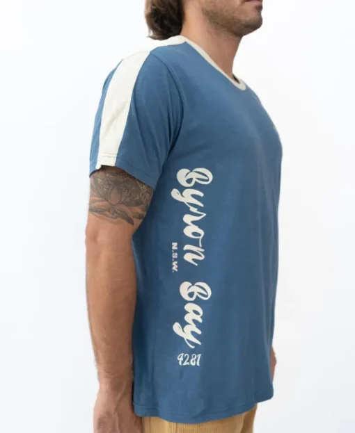 Byron Willis Tee | Dusty Blue