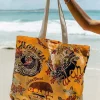 Canvas Beach Bag Maui | Wash Orange